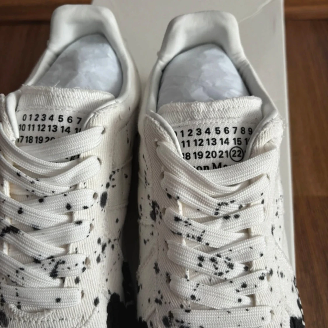 Maison Margiela sneakers svart/vit - 2