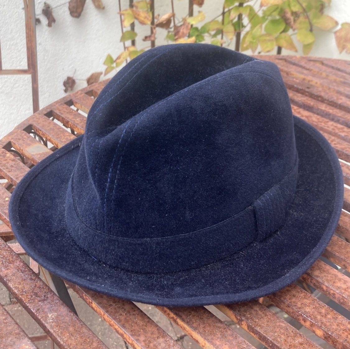 Mörkblå filthatt från Vanzina Pavia - 2
