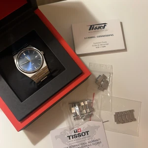 Tissot PRX blå urtavla stållänk - Äkthetsbevis tillkommer