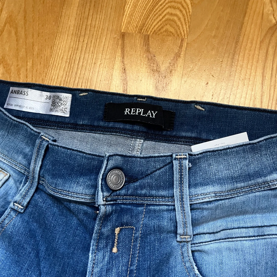 Replay Anbass Hyperflex jeans blå - 2