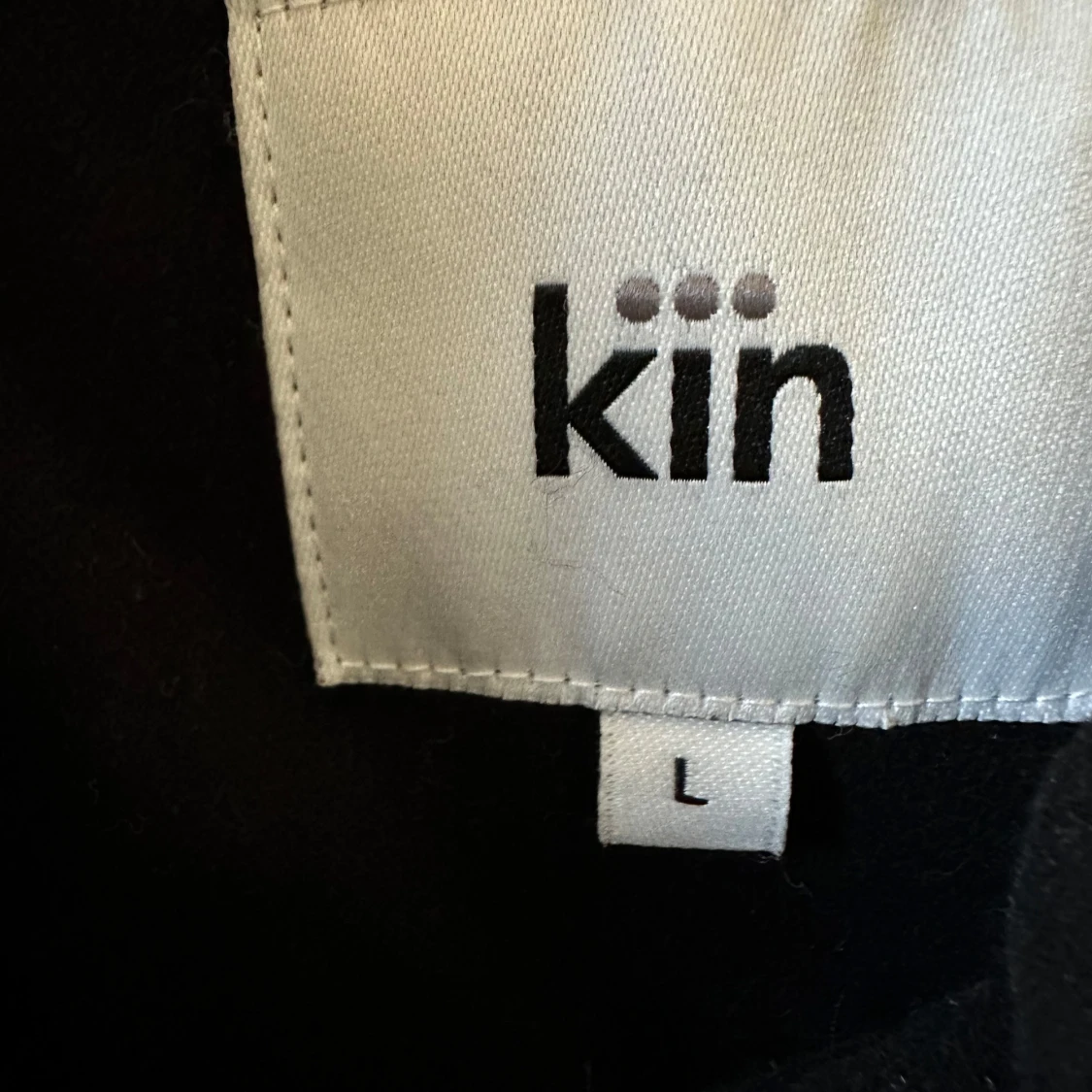 Svart overshirt från Kin i bomull - 2