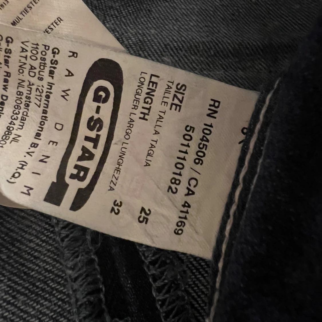 Blå low waist skinny jeans från G-Star Raw - 2