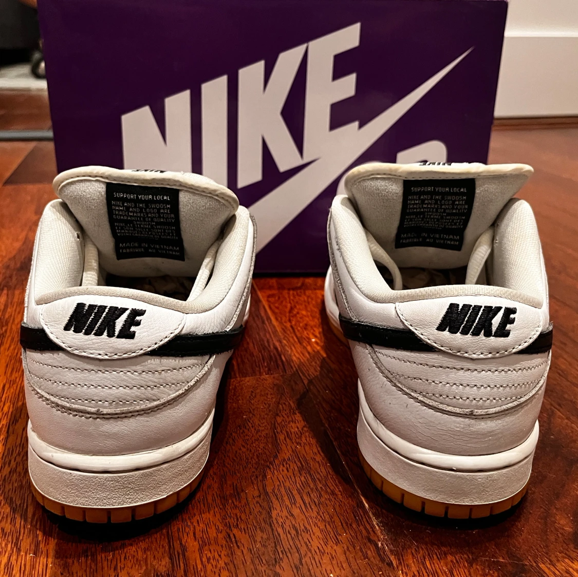 Nike SB Dunk Low white gum - 3