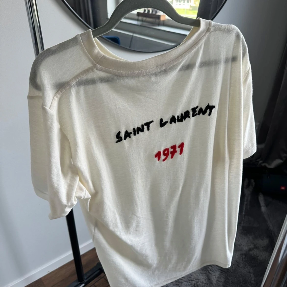 Saint Laurent vit t-shirt 1971 print
