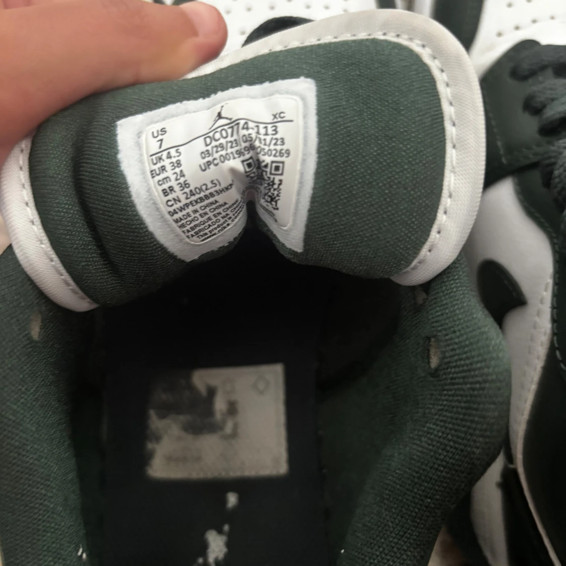 Nike Air Jordan 1 Low svart/vit - 3