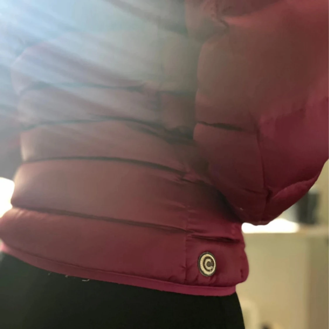 Vinröd dunjacka från Colmar - 3
