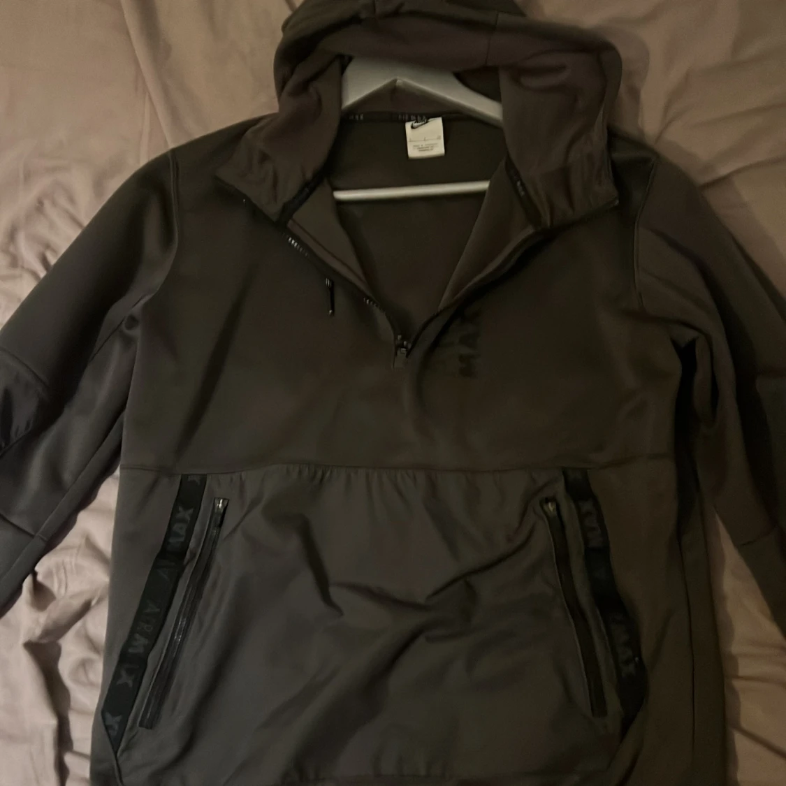 Nike Air Max svart hoodie med dragkedja - 3