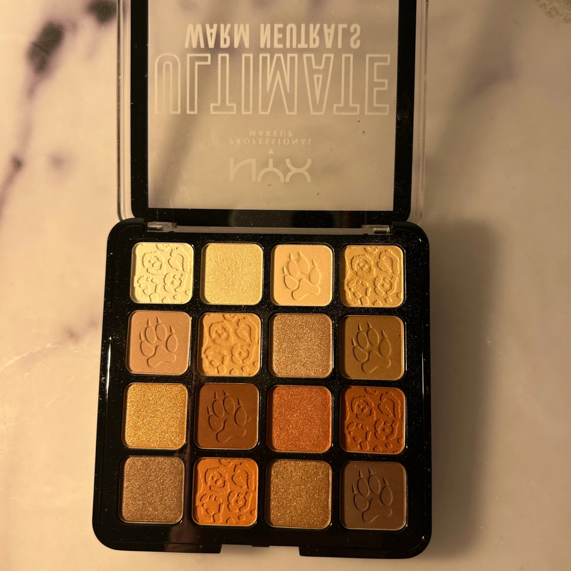 NYX Ultimate Warm Neutrals ögonskuggspalett - 1