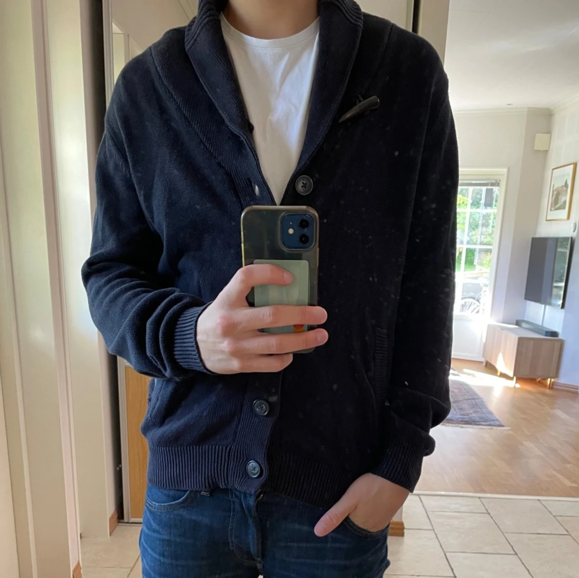 Stickad kofta från Celio