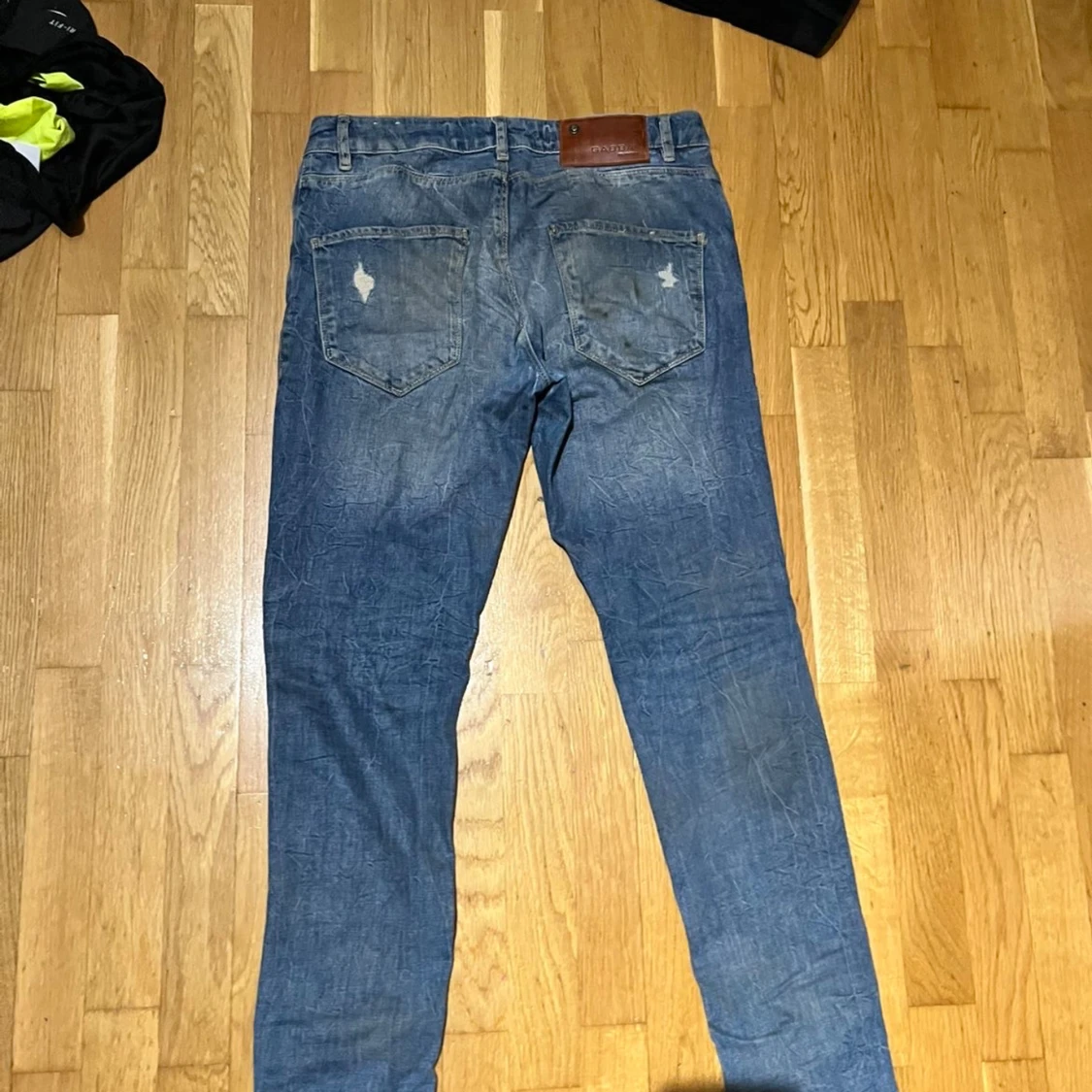 Blå slitna jeans från Gabba, 32/34 - 2