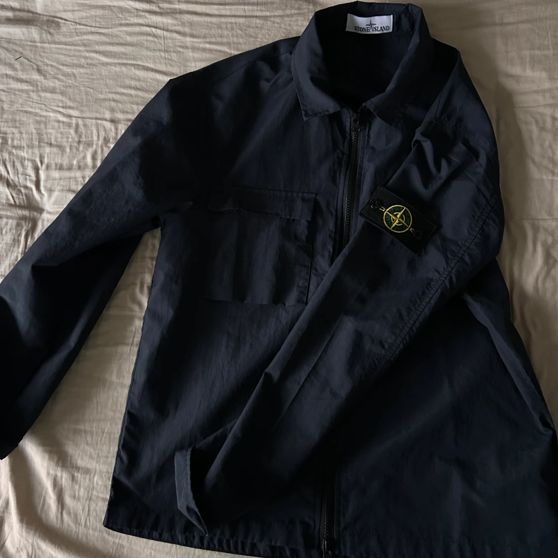 Mörkblå overshirt från Stone Island - 1