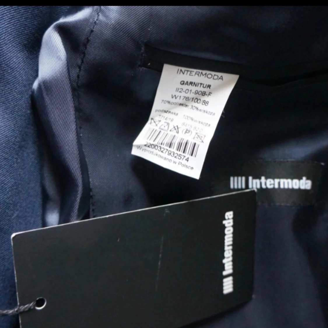 Ny mörkblå kostym Bytom/Intermoda – stl 176/100/88 (S) – klassisk passform - 4