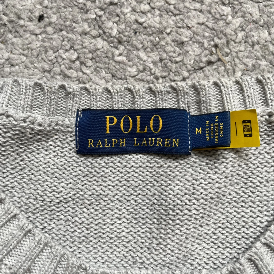 Grå stickad tröja från Polo Ralph Lauren - 3