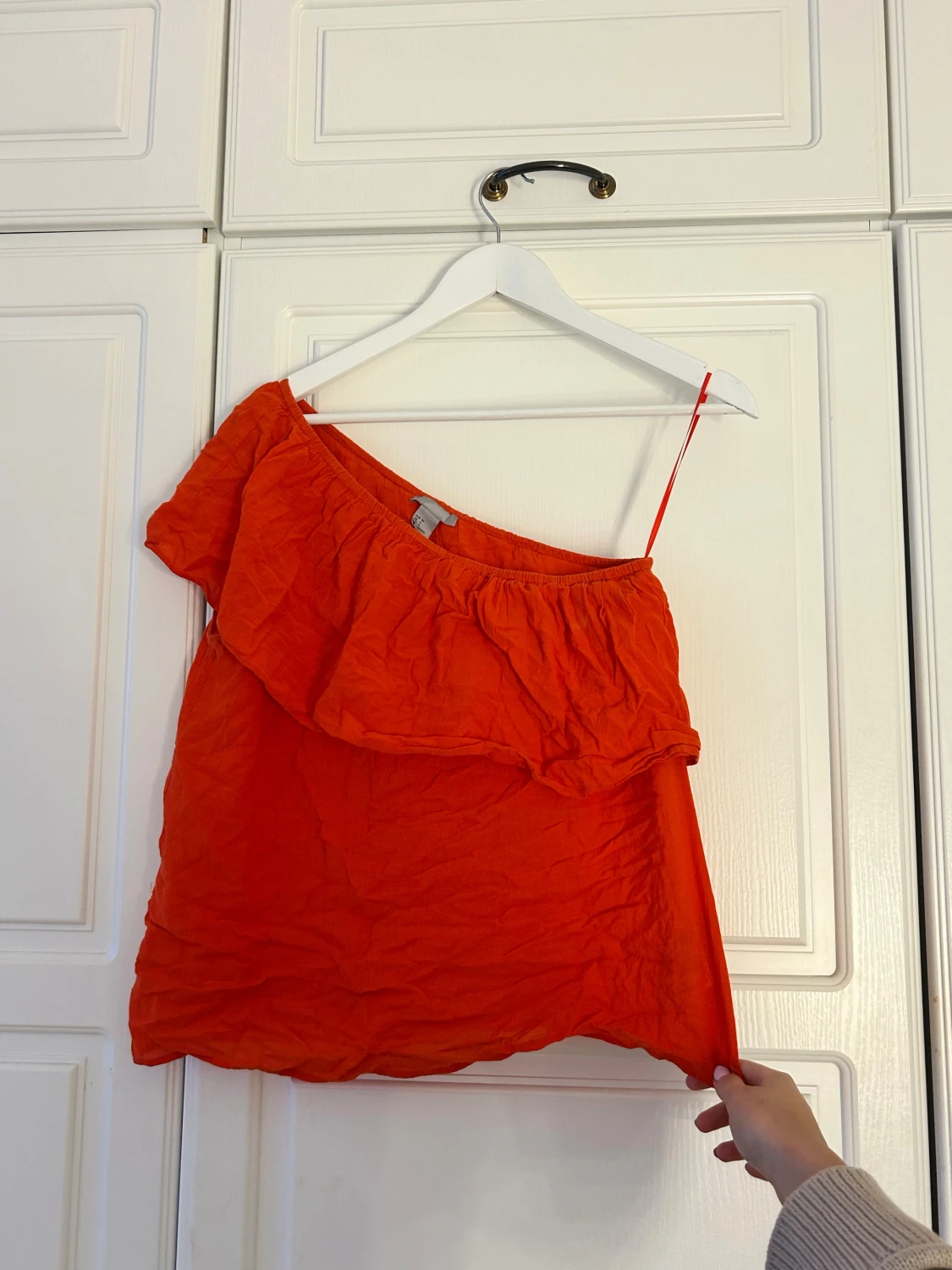 Orange offshoulder volangto🌸🌸