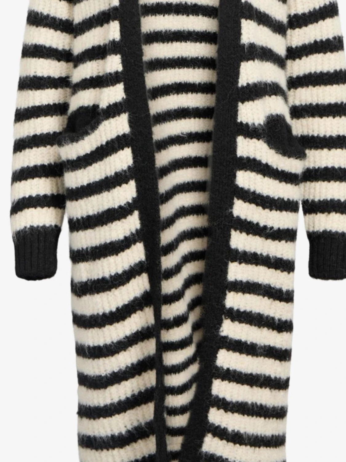 Randig lång kofta från Object - 4