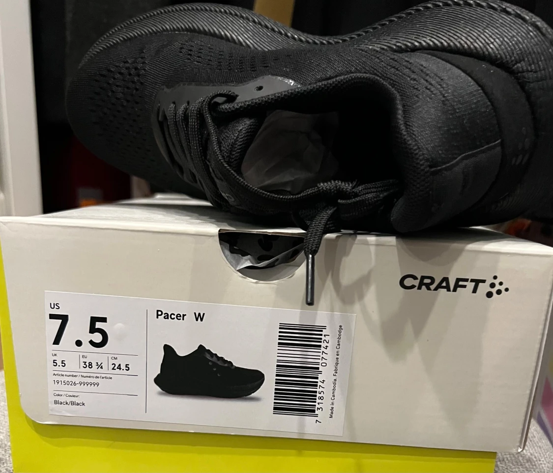 Svarta sneakers Craft Pacer W - 4