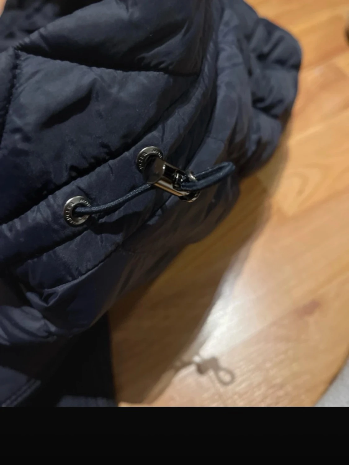 Mörkblå Moncler Cardigan NFC Scan  - 4