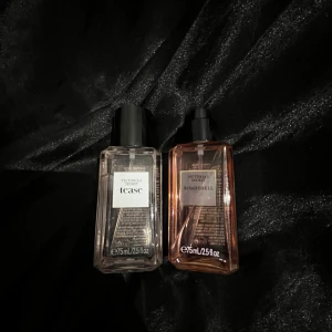 Parfymer från Victoria's Secret - 160 kr för båda, 80 kr styck. Nypris 160 kr styck. Två body mist från Victoria's Secret: 'Tease' och 'Bombshell'. Båda flaskorna är 75 ml. Perfekta för att ge en lyxig känsla. 