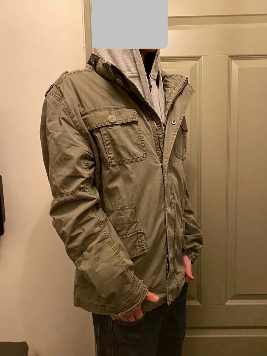 Olivgrön fieldjacka från Brandit - 2