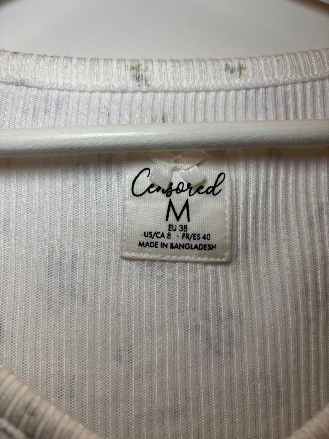 Vit blommig kofta från Censored - 1