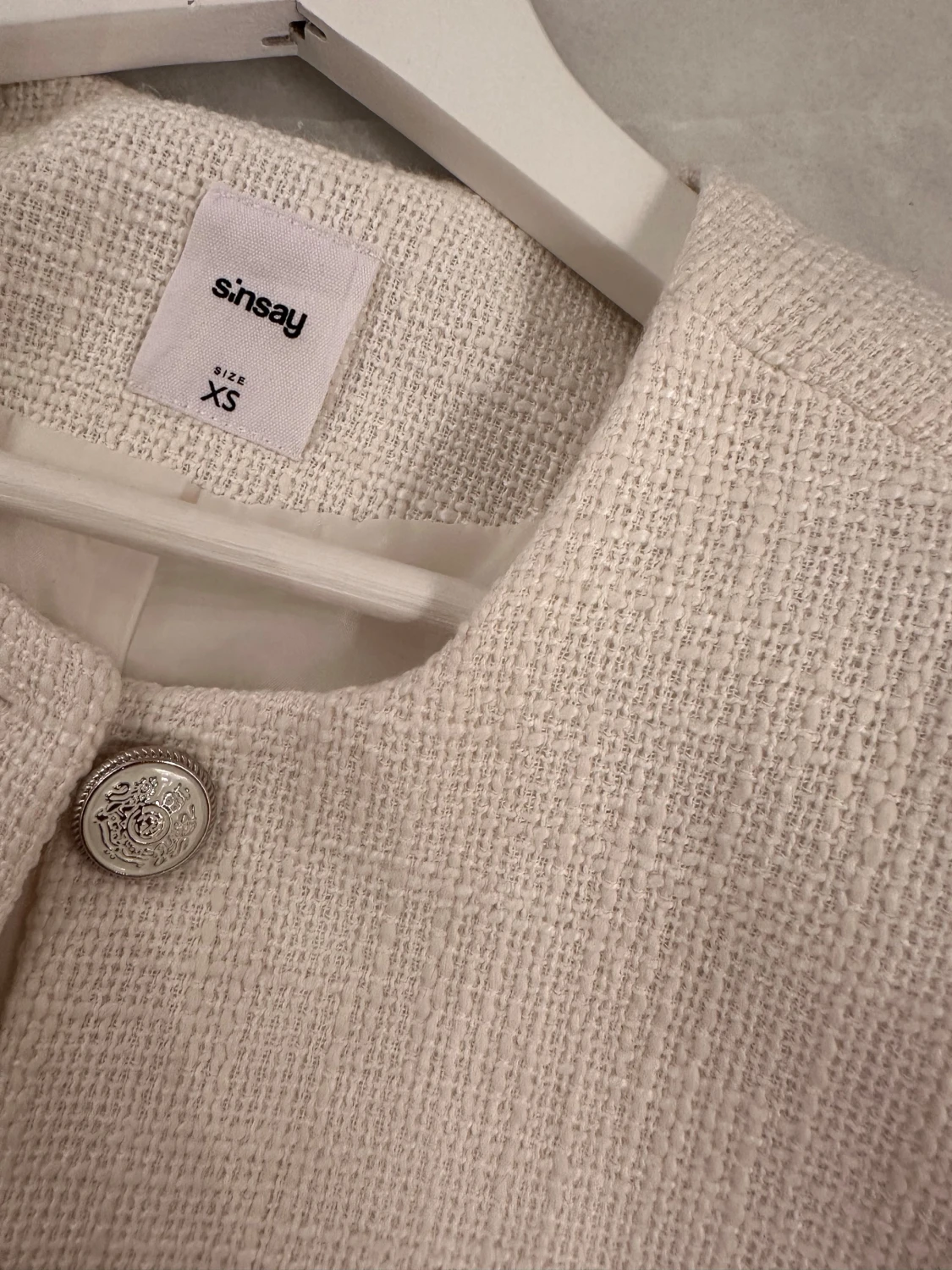 Beige kavaj från Sinsay XS - 2