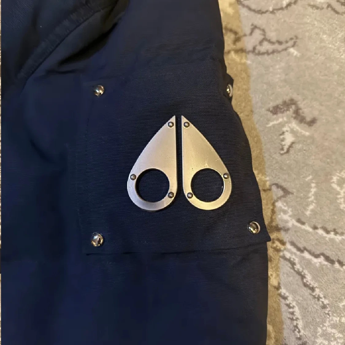 Moose Knuckles mörkblå vinterjacka  - 1