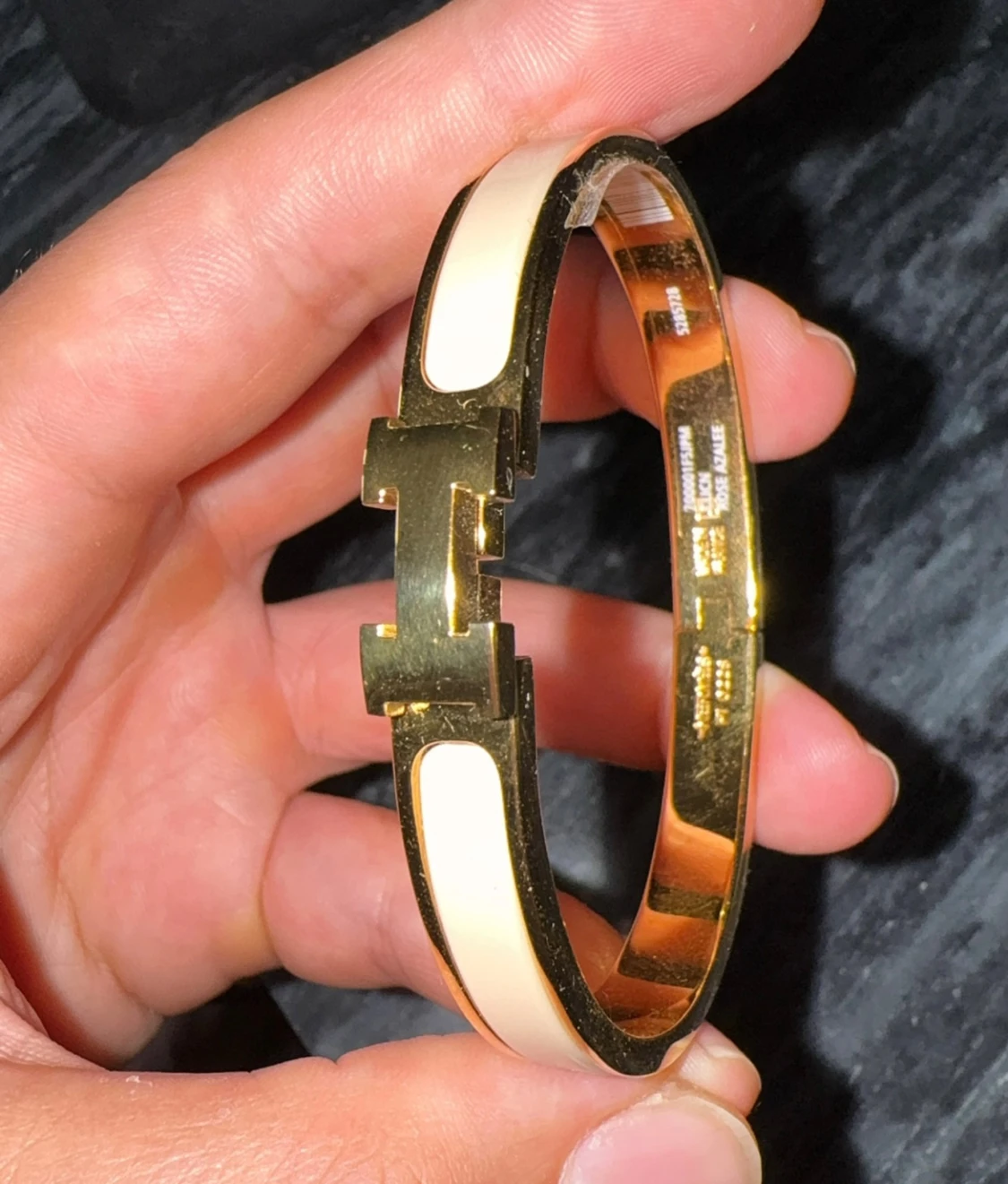 H armband harmens beige guld  - 1