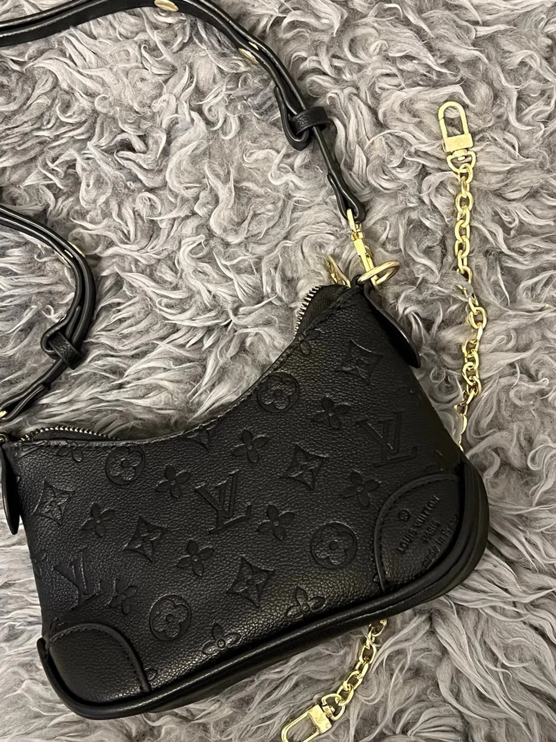 Shoulderbag svart mini väska  - 5