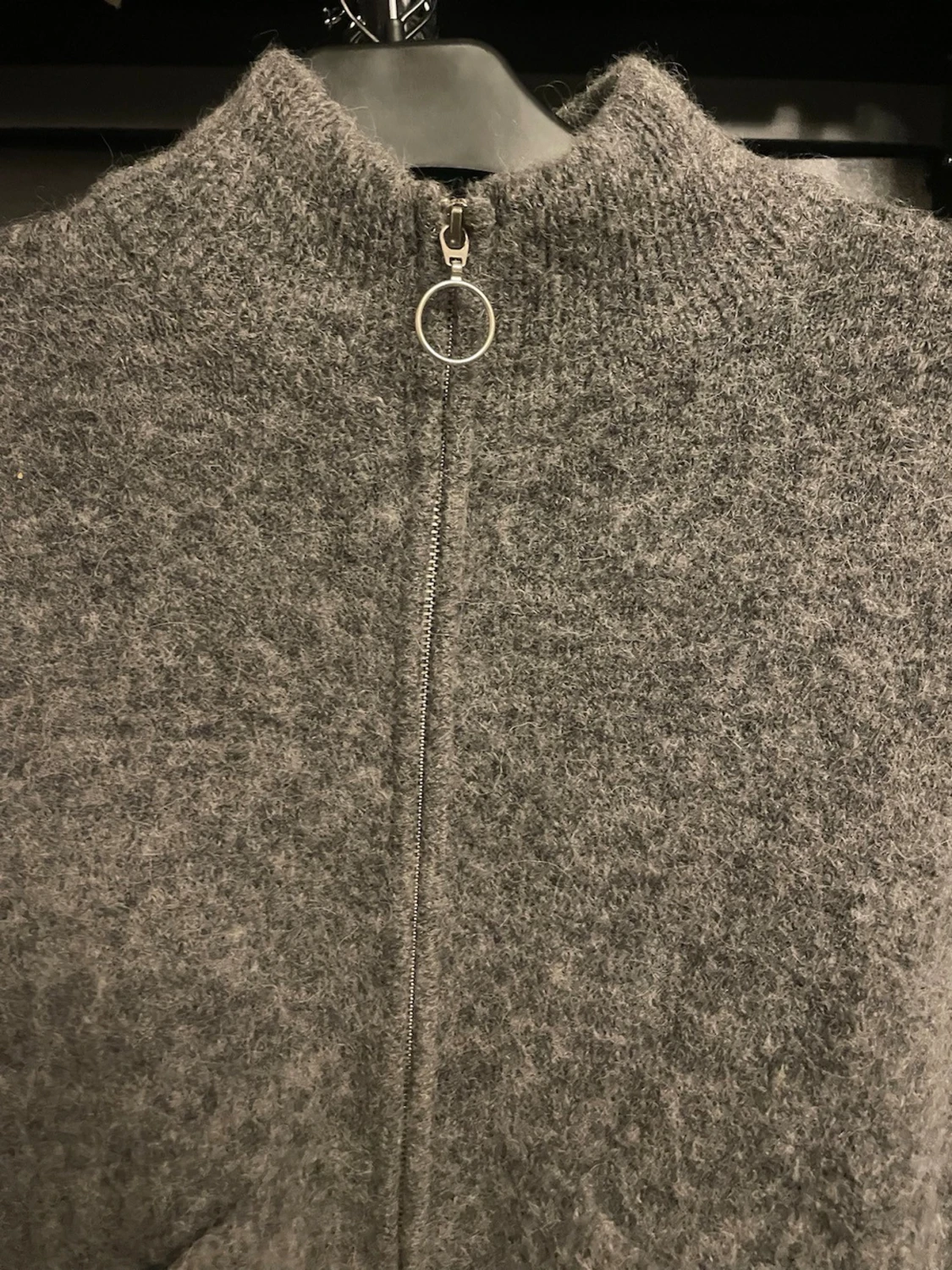 Grå stickad kofta från Selected Femme - 6