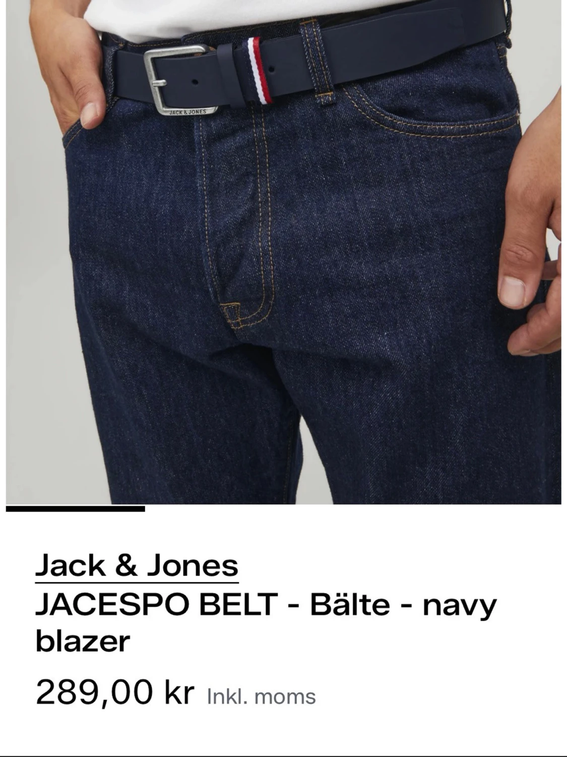 Svart bälte från Jack & Jones - 3
