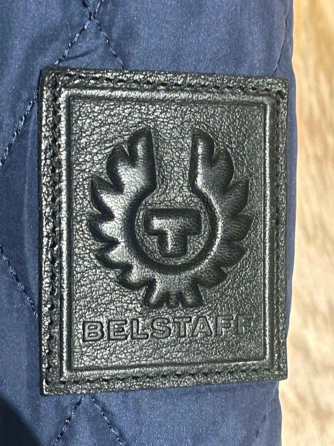 Blå quiltad jacka från Belstaff stl 48 män - 4