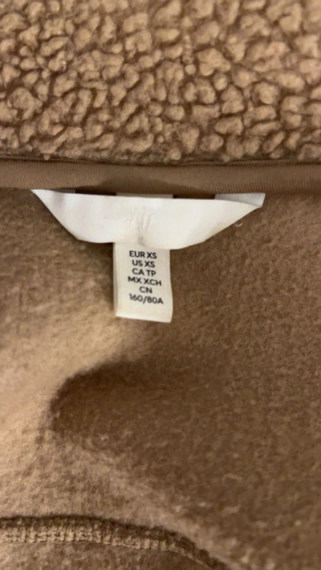 Beige teddyjacka från H&M XS🐻🌟 - 2