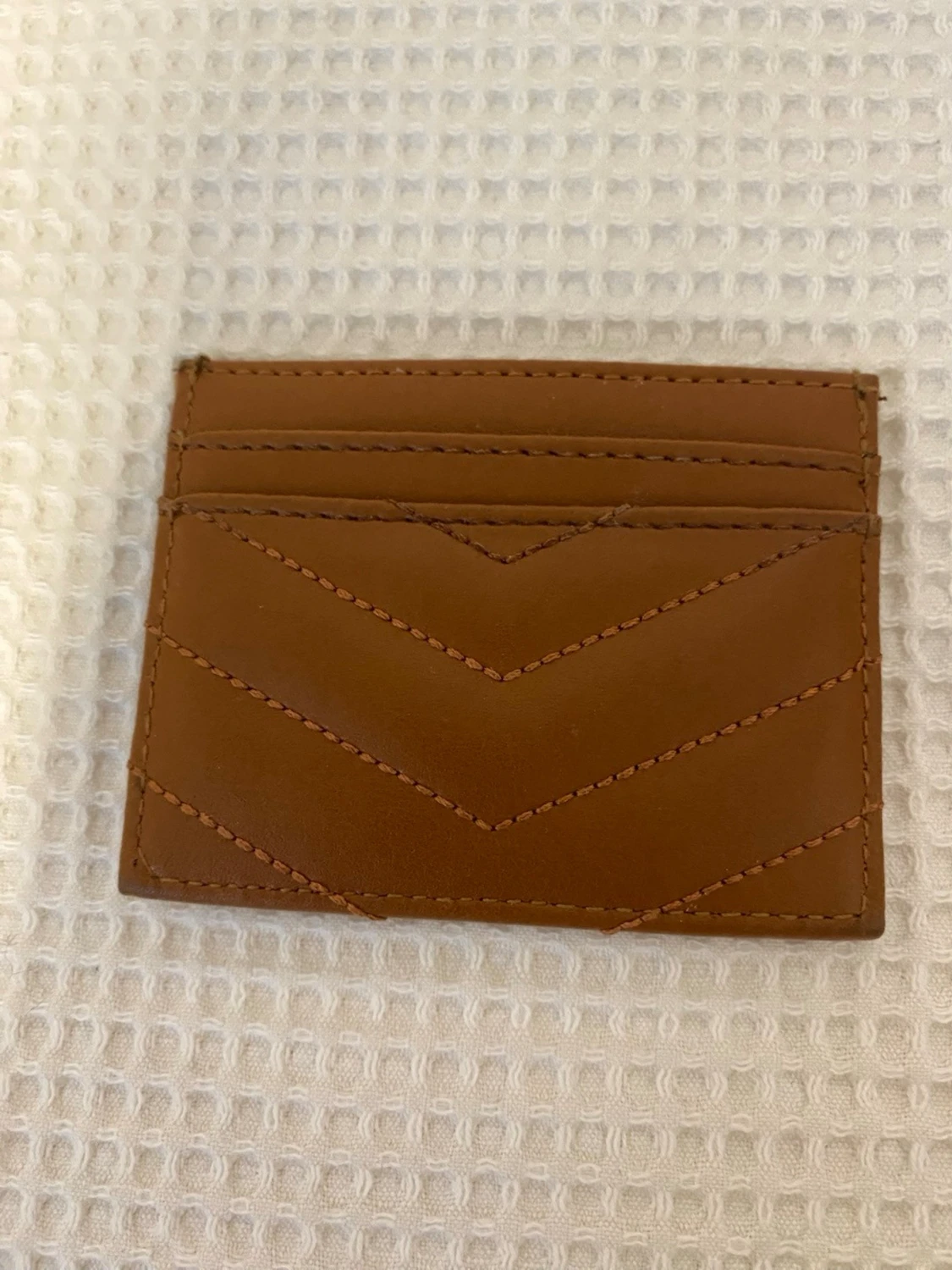 Brun YSL plånbok i skinn - 1