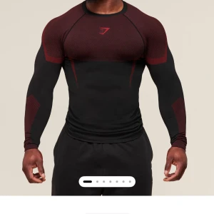 Gymshark onyx  - Carmine red i storlek M. Priset kan diskuteras på samtliga tröjor och är öppen för förslag 