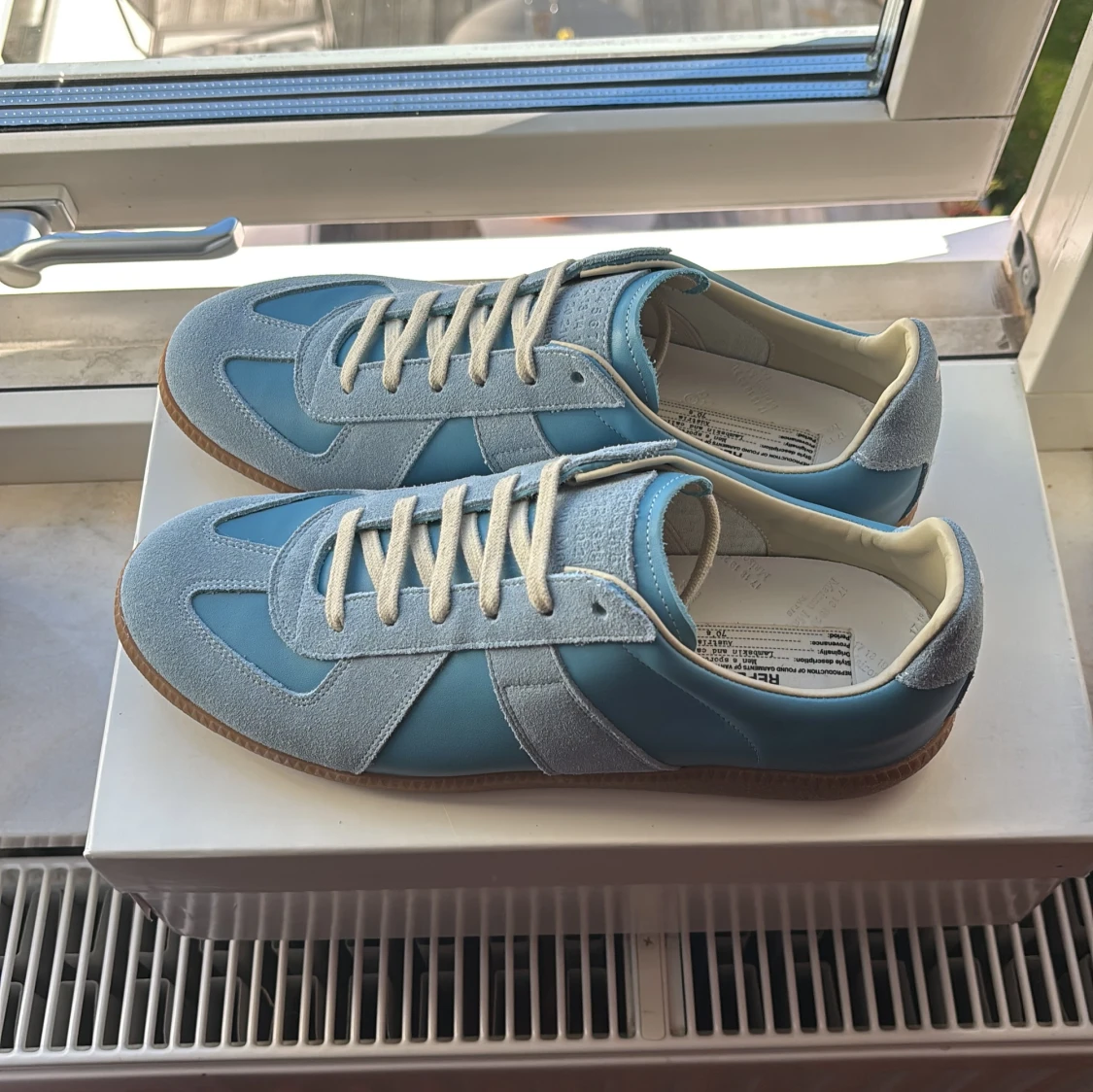 Maison Margiela blå sneakers