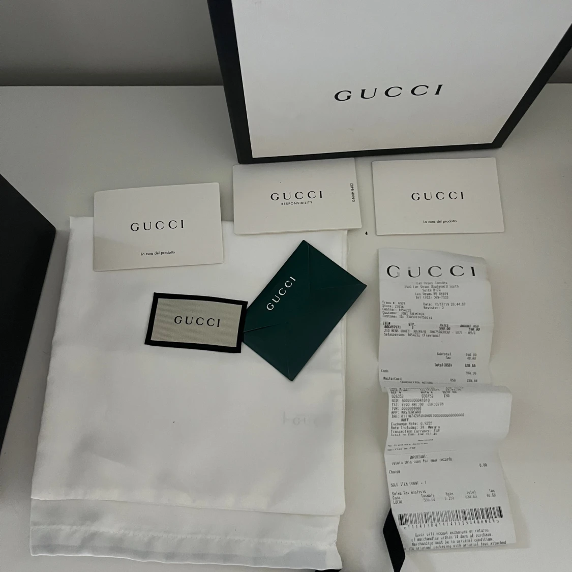 Gucci Ace vita sneakers (ÄKTA) - 2