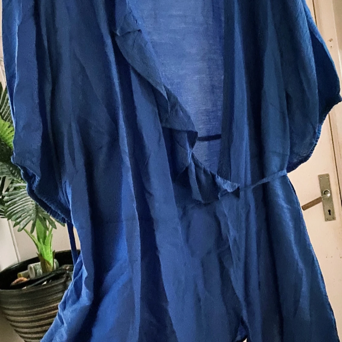 Blå omlottklänning från Zizzi XXL - 2