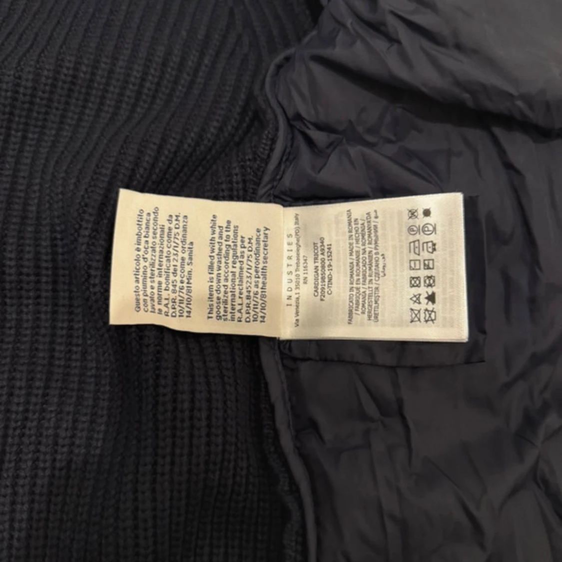 Mörkblå cardiganjacka från Moncler M - 3