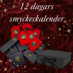 Smyckesmagi – Julens 12 överraskningar! - Låt julens magi börja! 🎁 12 dagar – 12 gnistrande överraskningar! Varje dag väntar ett nytt smycke på dig. Innan du beställer, välj silverkitet eller guldkitet. ✨ Njut av lyx med ett värde över 3700 kr. Den perfekta gåvan till dig själv – eller till någon du tycker om. 💖 