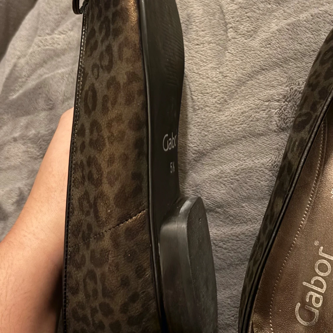 Leopardmönstrade ballerinaskor Gabor - 1