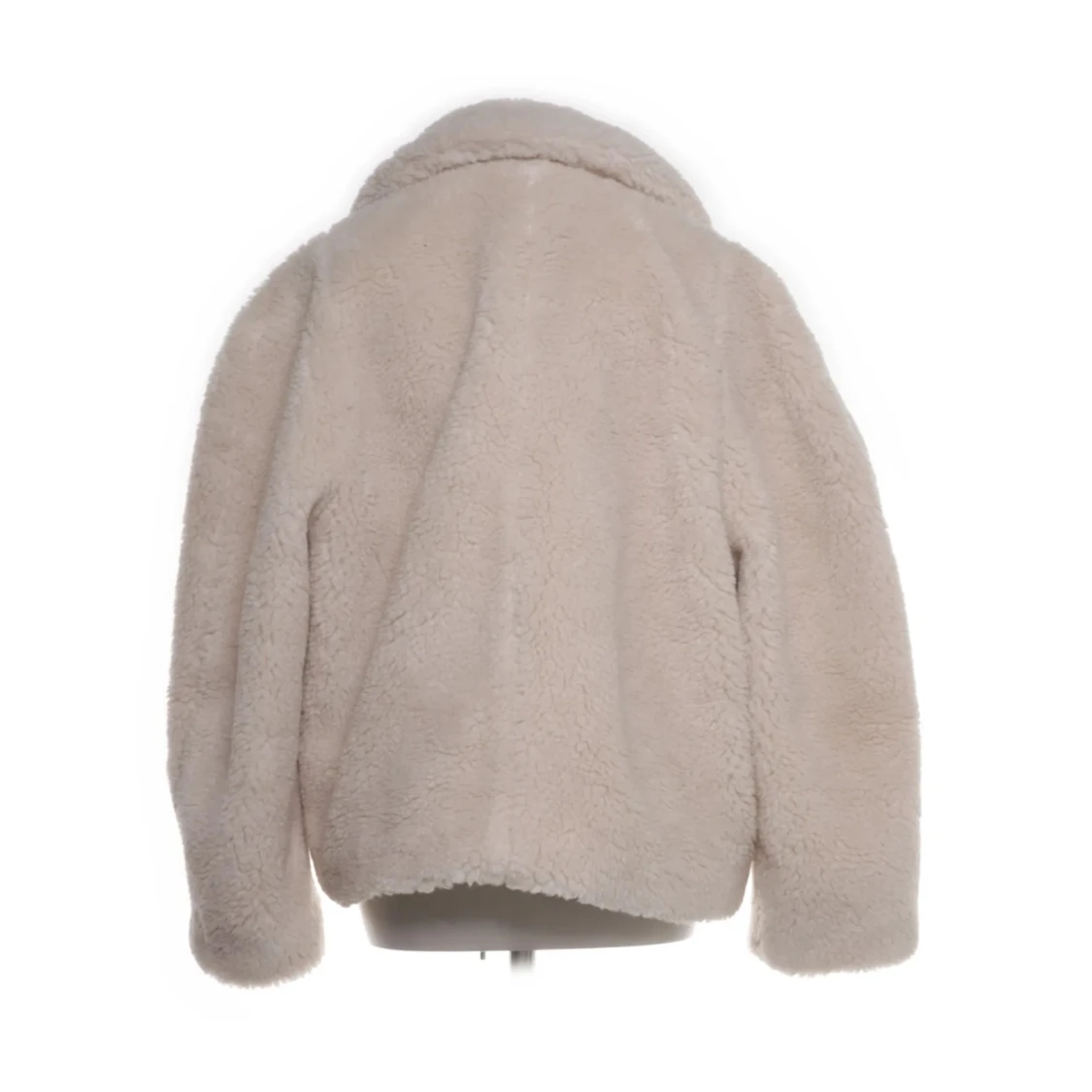 Beige teddyjacka från H&M, M - 1