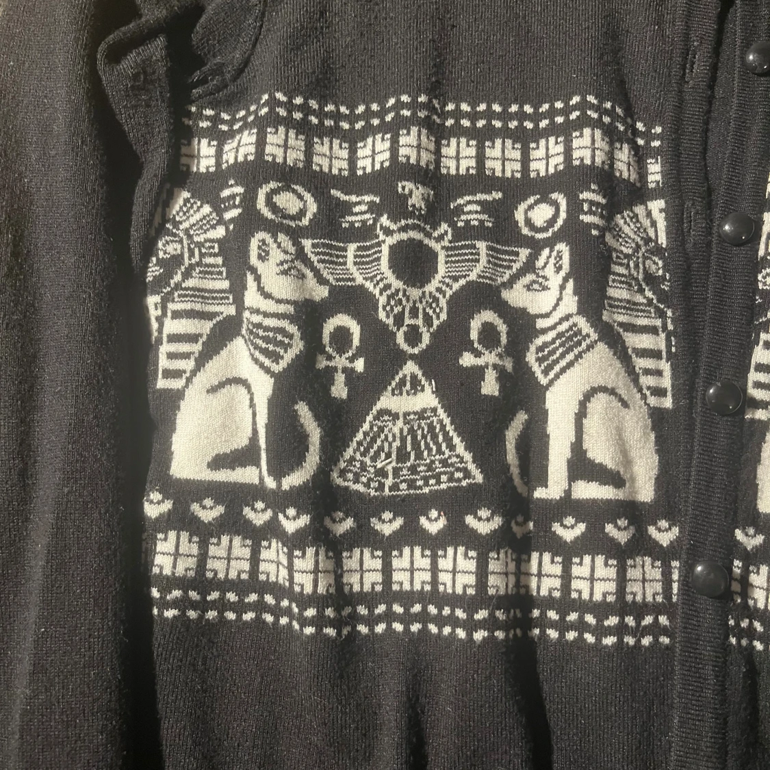 Svart kofta med egyptiskt mönster Banned - 1