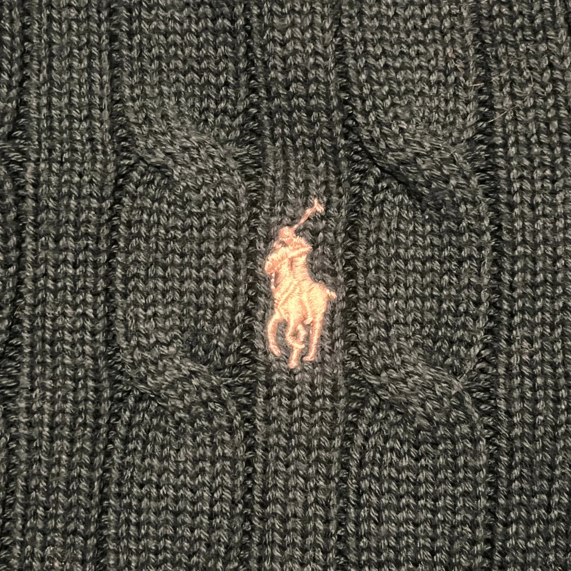 Mörkgrön stickad tröja Polo Ralph Lauren - 4