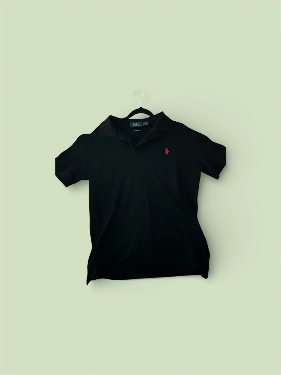 Svart pikétröja från Polo Ralph Lauren