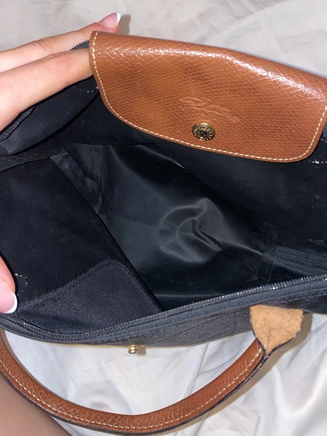 Svart Longchamp Le Pliage - 3