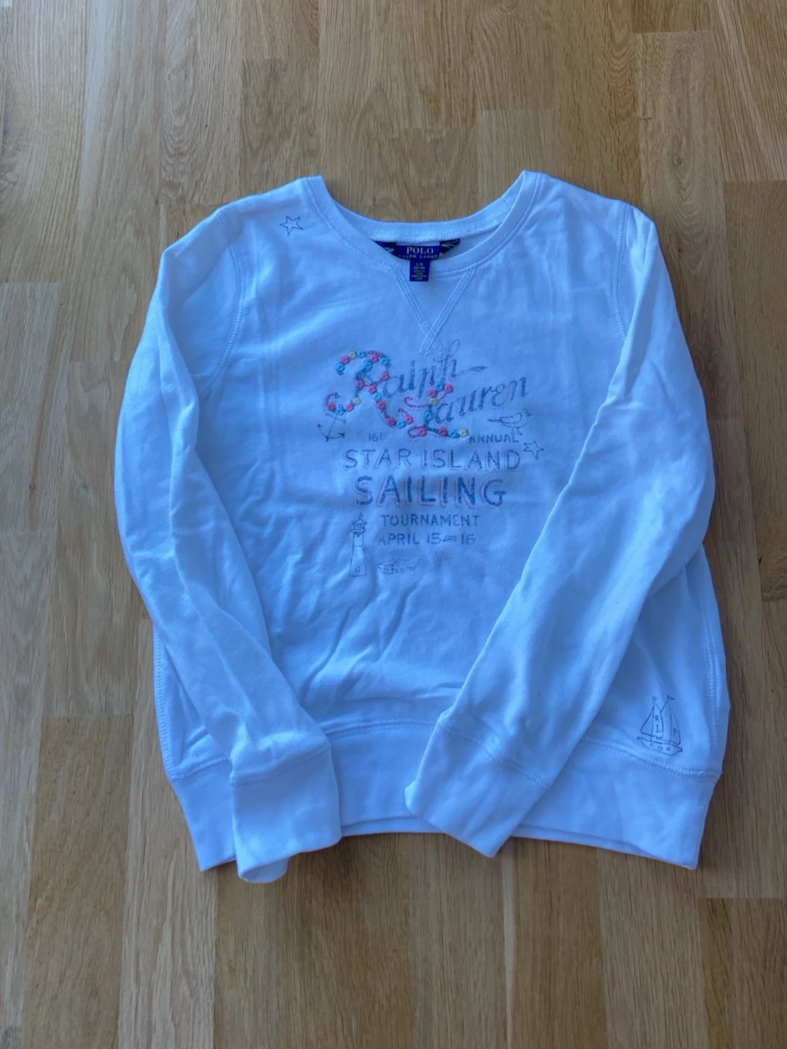 Vit sweatshirt från Polo Ralph Lauren