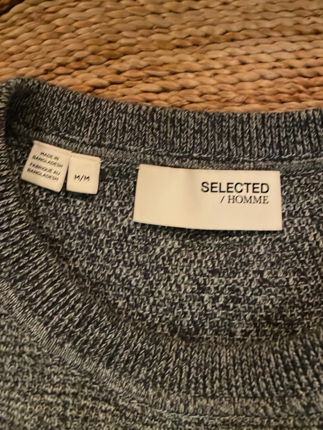 Grå stickad tröja från Selected Homme - 1