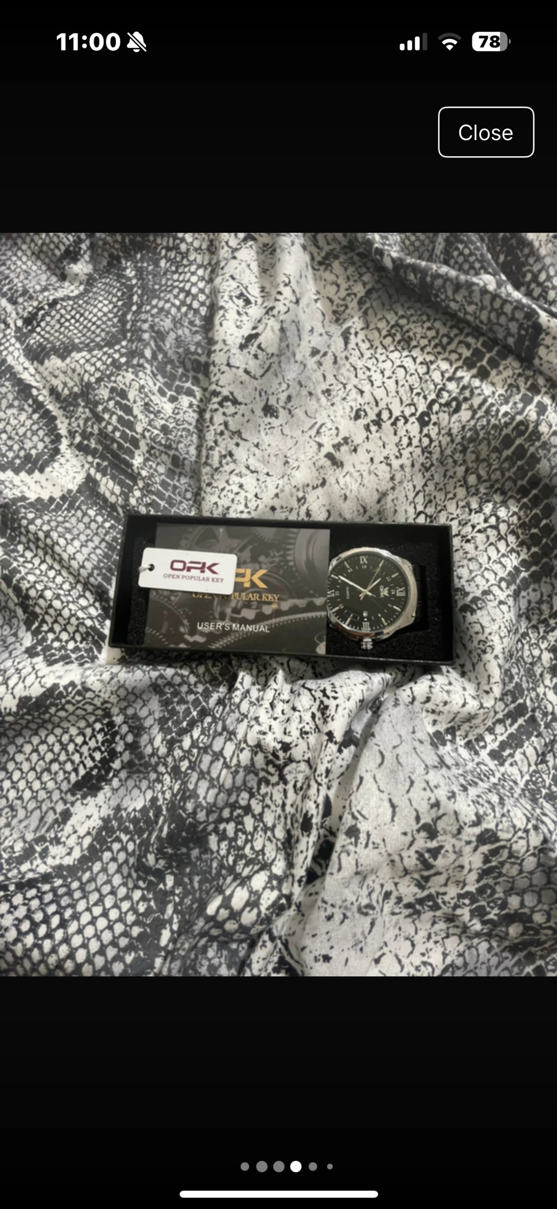 OPK silverfärgad herrklocka - 2