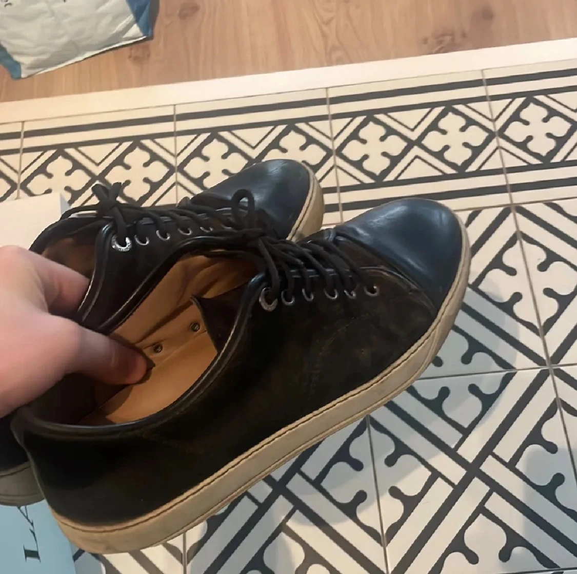 Svarta sneakers från Lanvin  - 1