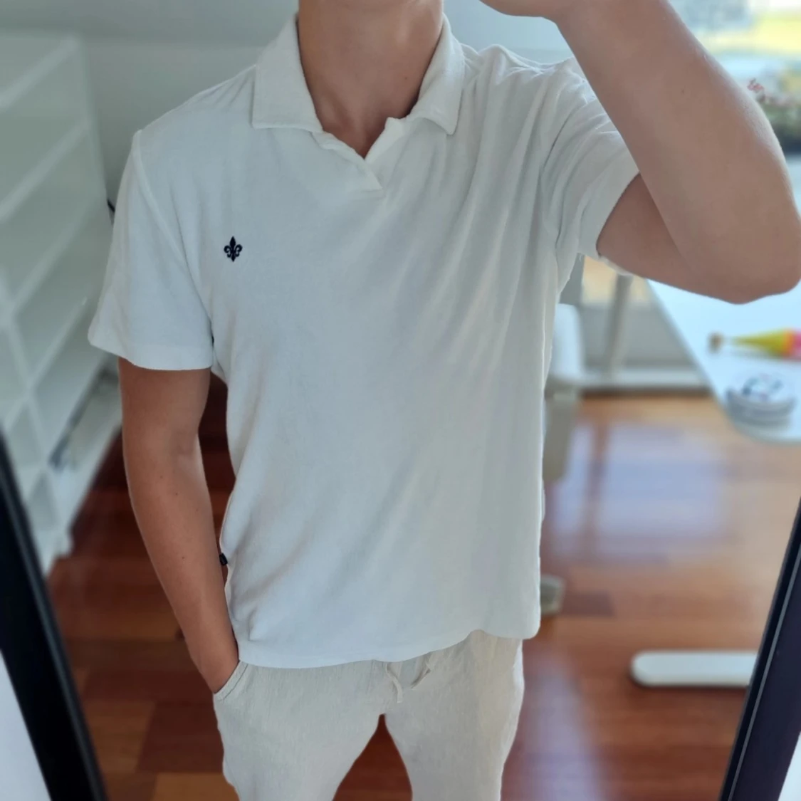 Vit Frotté Pike Morris - Stl S - 4